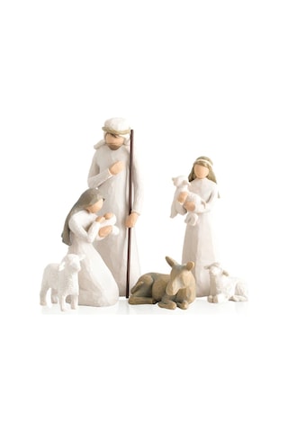 6 Parça El Yapımı Doğuş Sahneli Noel Dekorasyonu, Evinizi Şık Hale Getirin Ve Sevdiklerinize Hediye Edin