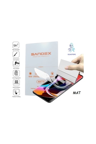 Meızu M6t Nano Ekran Koruyucu Esnek Ultra İnce Sandex - Mat