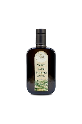 Mr İlk Hasat Soğuk Sıkım Naturel Sızma Zeytinyağı 500 Ml Özel Tas