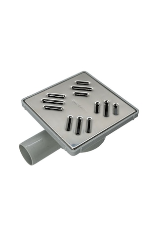 Mesa Teknik Yandan Çıkışlı Koku Önleyicili Yer Süzgeci 10 x 10 CM