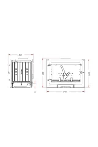 Invicta 700 Eos 8 Kw Şömine Haznesi 9770-02
