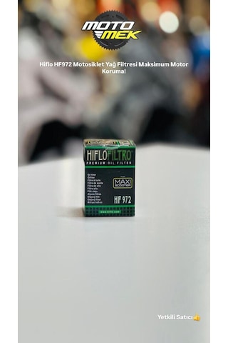 Hiflo Hf972 Motosiklet Yağ Filtresi Yüksek Performans Ve Maksimum Motor Koruma