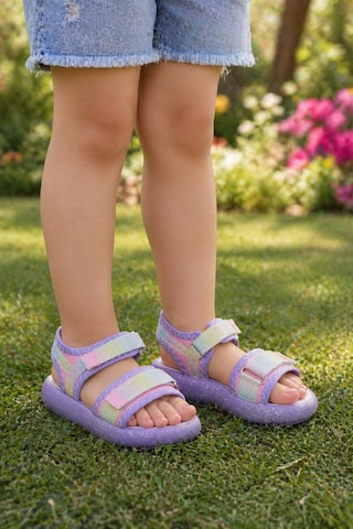 Mini Bonito Kız Çocuk Rahat Taban Günlük Sandalet Lila