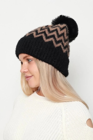 Zigzag Desenli Kadın Bere Rkş-19 Siyah Kahverengi Kahverengi