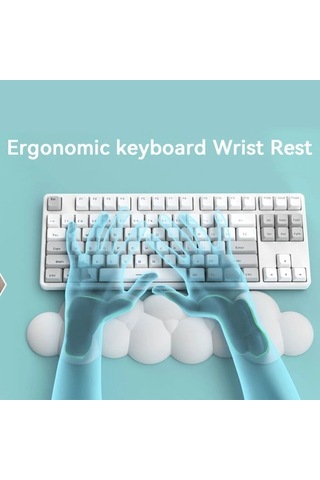 Klavye Mouse Pad Bilek Desteği Beyaz-fare Altlığı Beyaz-fare Altlığı Beyaz-fare Altlığı Xj