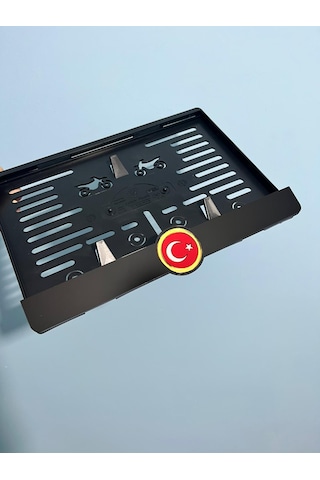 Tr Bayrak Gold Temalı Pleksi Motor Plakalığı