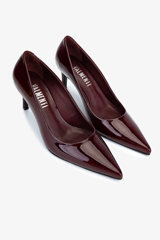 Valmenti Kadın Hakiki Deri Bordo Topuklu Ayakkabı 492 55668 Bn Ayk Sk25-26 Bordo Rugan Bordo