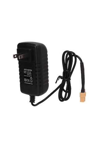 Maiyame 12v 3a Akü Şarj Adaptörü - Ac/dc Dönüştürücü, 80cm Kablolu, Xt60 Bağlantılı, Dayanıklı Abs Malzeme