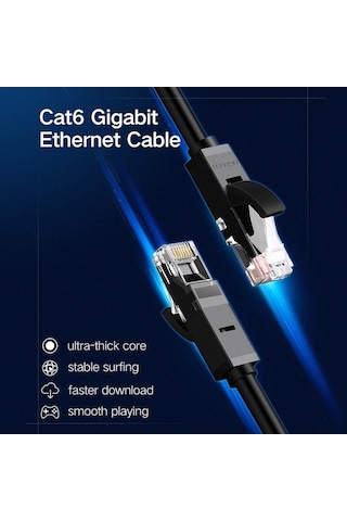 Ebitda 20164 Ugreen Cat6 8 Çekirdekli Ağ Kablosu 10m Ethernet Kablo