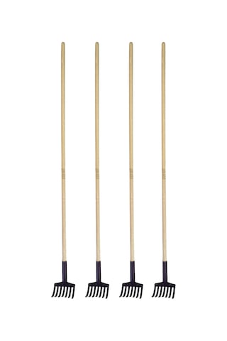 Zeytin Toplama Tırmığı 7 Dişli Ahşap Saplı 150 Cm 4 Adet