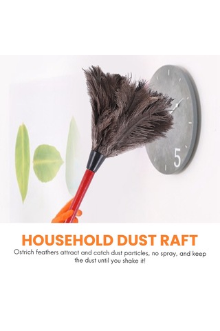 Devekuşu Temizleme Tüyü Silgi Devekuşu Silgi Devekuşu Tüyü Silgi Yumuşak Tüyler Silgi Mobilyadan Çeşitli İşlerin Vantilatör Kanatlarına Fotoğraf Rengi