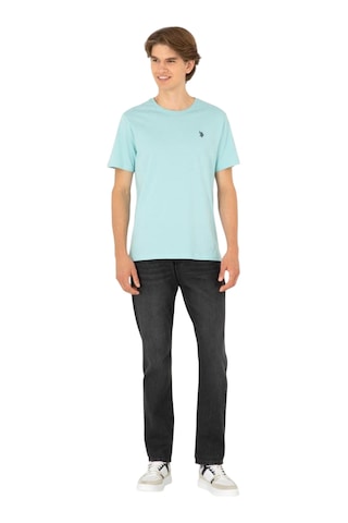 U.S. Polo Assn. Erkek Bisiklet Yaka Basic T-shirt Nil