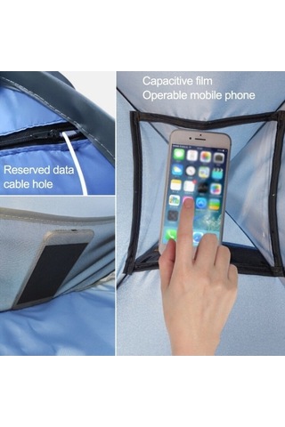 Prestigegoods İç Dış Otomatik Güneşlik Kafalık Çadırı M 70x50x45cm Karpuz Yeşil Yeşil