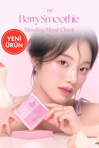 Dasique Karıştırılabilir Renk Tonlarına Sahip 4lü Allık Blending Mood Cheek 06 Berry Smoothie 06 Berry Smoothie