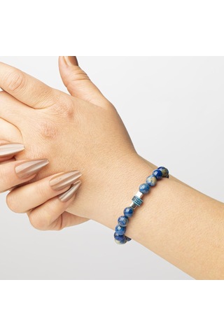 Lapis Lazuli Doğal Taş Bileklik 8 Mm İlahi İçgörü Renkli