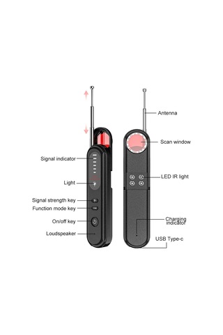 Sones T01 Kablosuz Dedektör Kamerası Dinlemeye Karşı Konumlandırma Gps Alarmı