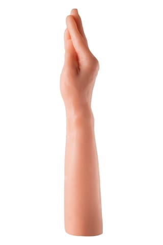 35 Cm Dev Boy Ekstra Kalın Realistik El Tasarımlı Dildo Ten Rengi Çok Renkli