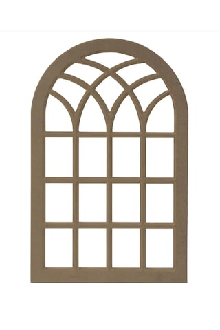 Ahşap Mdf Boyanabilir Dekoratif Duvar Aynası 1