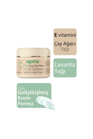Yeşil Kil Yüz Maskesi 150 Ml