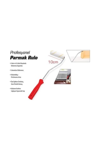 Küçük Parmak Boya Rulosu 10 Cm Yağlı Boya Ve Su Bazlı Boya