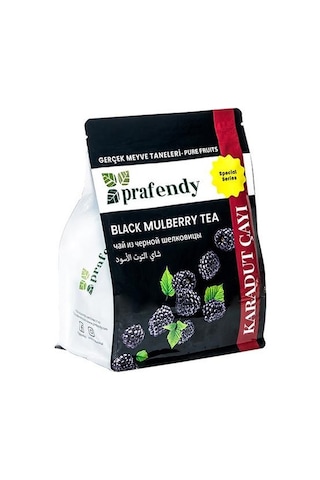 Prafendy Karadut Çayı Gerçek Meyve Taneli 1 KG