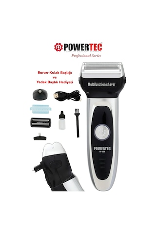 Powertec TR-250 Burun Kulak Kıl Tıraş Makinesi