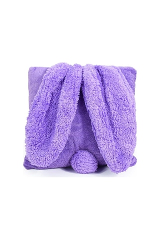 Özgüner Tavşan Kırlent Yastık Yumuşak Peluş Dekoratif Yastık Sevimli Tavşan Kulaklı Tasarım Çocuk Odası & H Çok Renkli