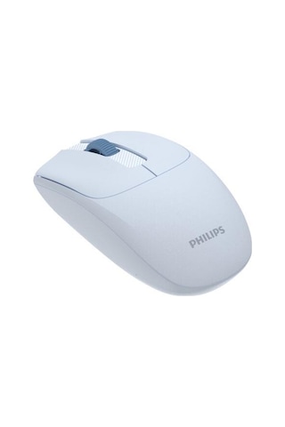 Philips Uyumlu Spk7398j Kablosuz 1600dpı Sessiz Optik Mouse Açık Mavi Diğer