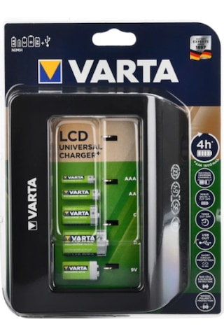 Varta 57688 Universal LCD Ekranlı Şarj Cihazı Varta 57688 Universal LCD Ekranlı Şarj Cihazı