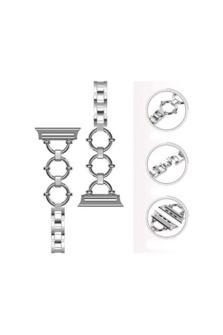 Watch 38mm Uyumlu Krd-56 Metal Tlzn Kordon-siyah