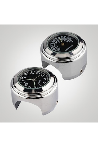 Pazly Evrensel Motosiklet Ve Bisiklet Gidon Saati Termometre K20473-7