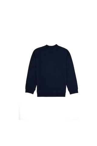 U.S. Polo Assn. Erkek Çocuk Lacivert Basic Bisiklet Yaka Sweatshirt 50314971-VR033