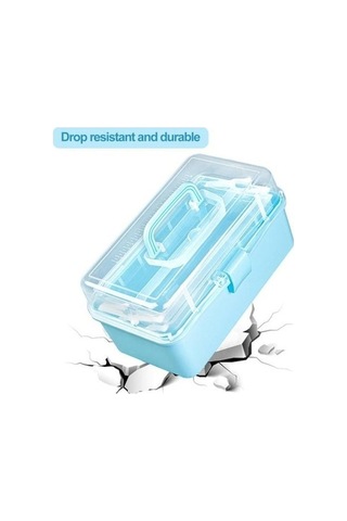 Tongxida Bosphorusboutique Pazly Organizatör, Mavi, Katlanır Kapasiteli, Fırça Dikiş Seti, Büyük Boya Uygun Mavi