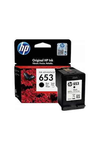 Hp 3ym75ae Siyah Mürekkep Kartuş 653