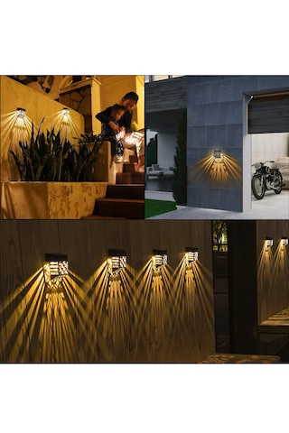 Greentech Güneş Enerjili Duvar ve Çit LED Aydınlatma 4 Adet / GT-SL22