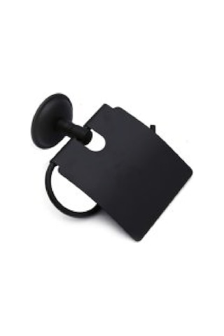 Siyah Tuvalet Kâğıtlığı | WC Kâğıtlığı | Kapaklı Kağıtlık | Lüx |