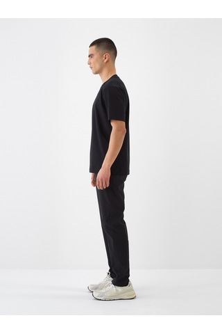 Xint Siyah Pamuk Dokulu Regular Fit Tişört 502223