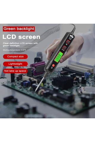 Samdoo Ht86 Araç Voltaj Test Cihazı: Otomatik Dc Voltaj, Direnç Ve Süreklilik Testi İle Kolay Arıza Tespiti