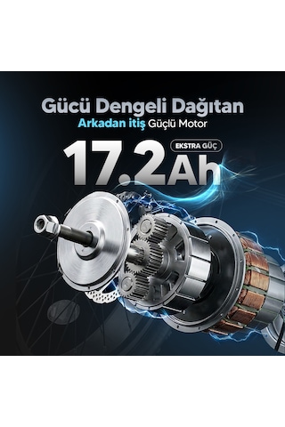 Stradacycles E-TRIO Hidrolik Disk Elektrikli Üç Tekerlekli Antrasit