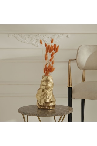 Karaca Home Lana Vazo Gold 12x7,9x20 Cm Altın