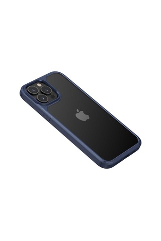 Apple Uyumlu iPhone 13 Pro Kılıf Zore Roll Kenarları Renkli Şeffaf Kılıf