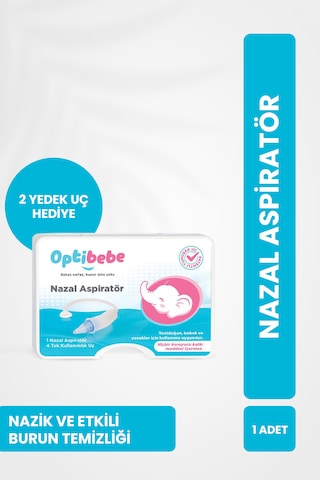 Optibebe Nazal Aspiratör + 2 Yedek Uç Hediyeli