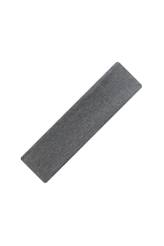 Saç Bandı Pamuk Kadın Bandana Spor Kafa Bandı Headband K. Gri Koyu Gri
