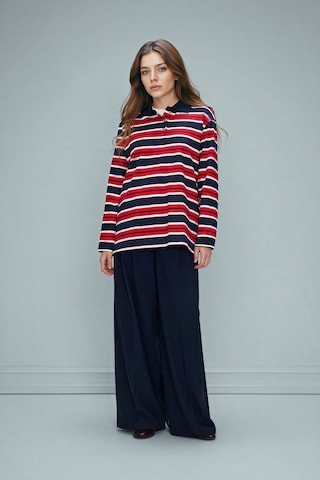 Defacto Regular Fıt Polo Yaka Sweatshirt Tunik G8572ax26spnv245 Lacivert-nv245
