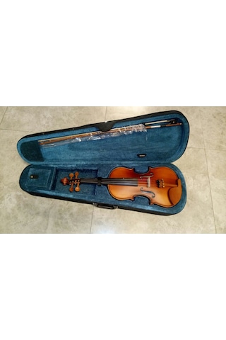 Kınglos Kng Pja-1003 Öğrenci Kemanı Mat 4/4 Kutulu, Ön Ladin, Arka Ve