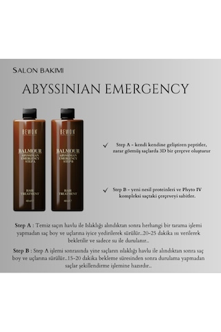 Yeniden Yapılandırıcı Saç Bakım Seti Step A Ve Step B