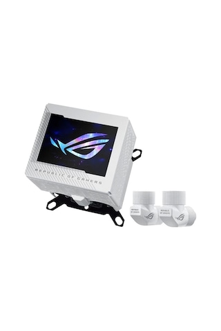 Asus Rog Ryujın Iıı Wb Cpu Su Bloğu Tam Renkli 3.5" Lcd Ekran Gömülü Vrm Fanı 178 Mikro Soğutma Kana