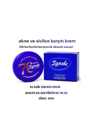 Zdrave Klasik Sivilce - Akne - Pişik Kremi 30 G
