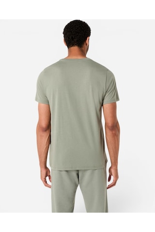Asics Asıcs Spıral Embroıdery Tee Erkek Yeşil Kısa Kollu Tshirt 2031f458-301