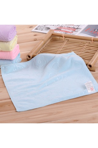 Yumuşak Hızlı Kuru Yüz Temizlik Havluları, Banyo, Ev Veya Otel Kullanımı İçin Yeniden Kullanılabilir Light Blue, 300g